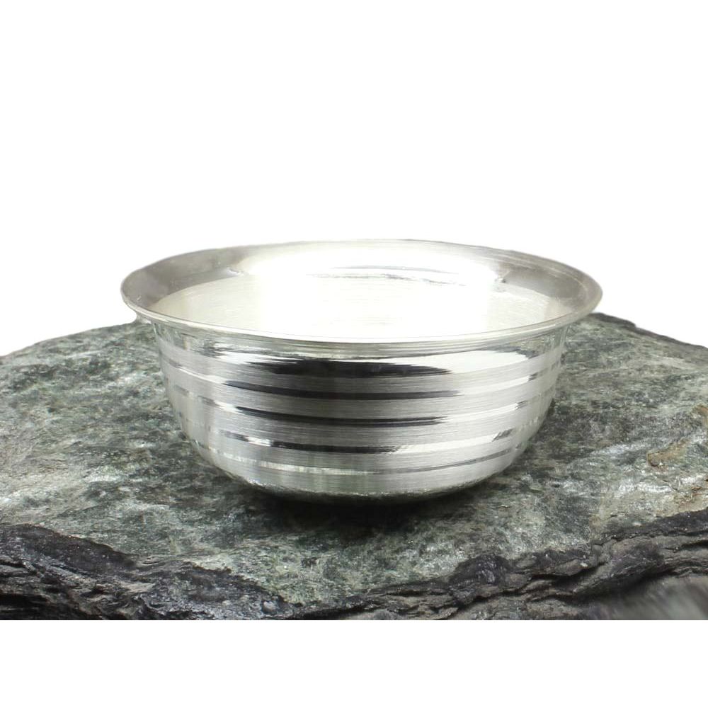Small Pure Silver Small Bowl Katori for Tilak teeka Pooja remedies