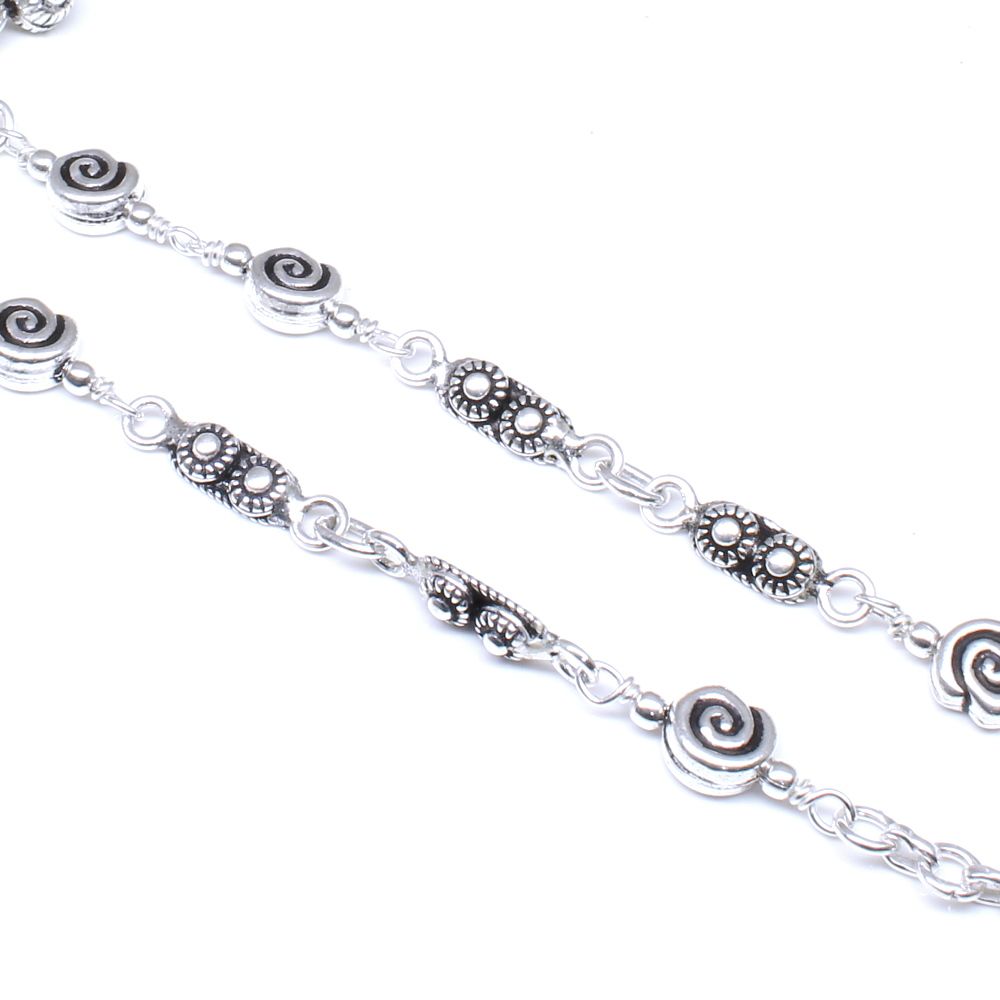 Real Silver Kids Anklets 4.7"