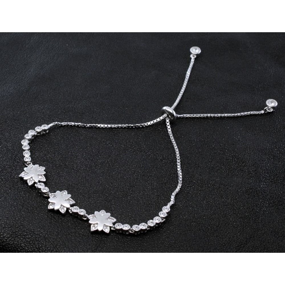 Trendy CZ 925 Sterling Silver Bracelet