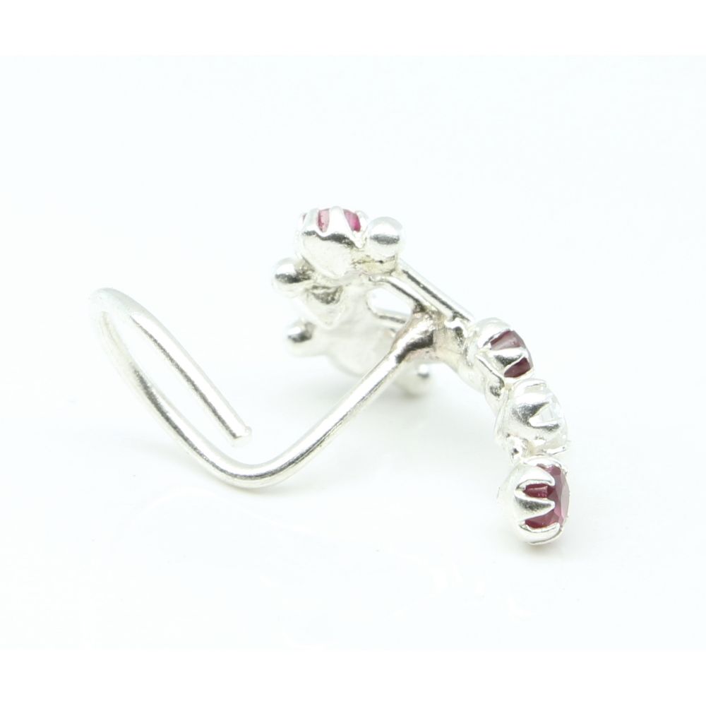 Sterling Silver Nose pin in Twisted style