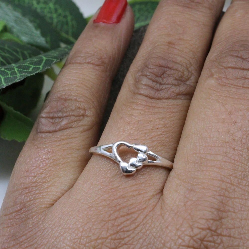 Real Solid Sterling Silver Women Ring