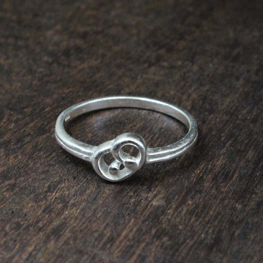 Real Solid 925 Sterling Silver Women Finger Ring