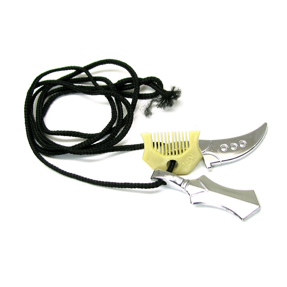 Steel Punjabi Sikh Singh kirpan Khanda Kanga Pendant