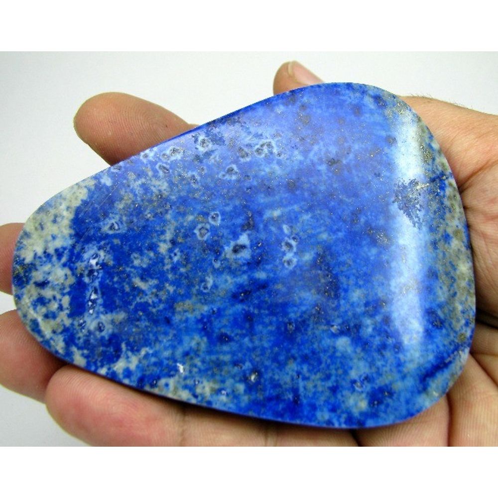 Lapis Lazuli Mughal Hand Carved Pear Gemstone Art