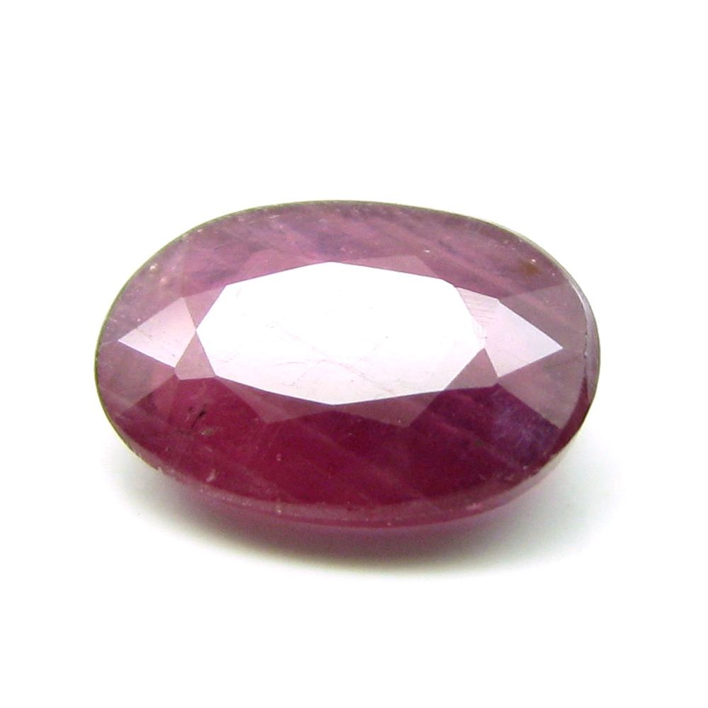 Large 8.9Ct Natural Pink Ruby Oval Faceted Gemstone
