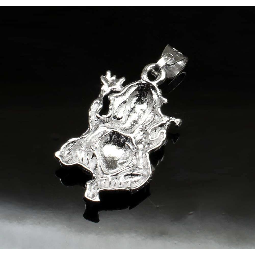 Real Silver Lord Ganesha Pendant