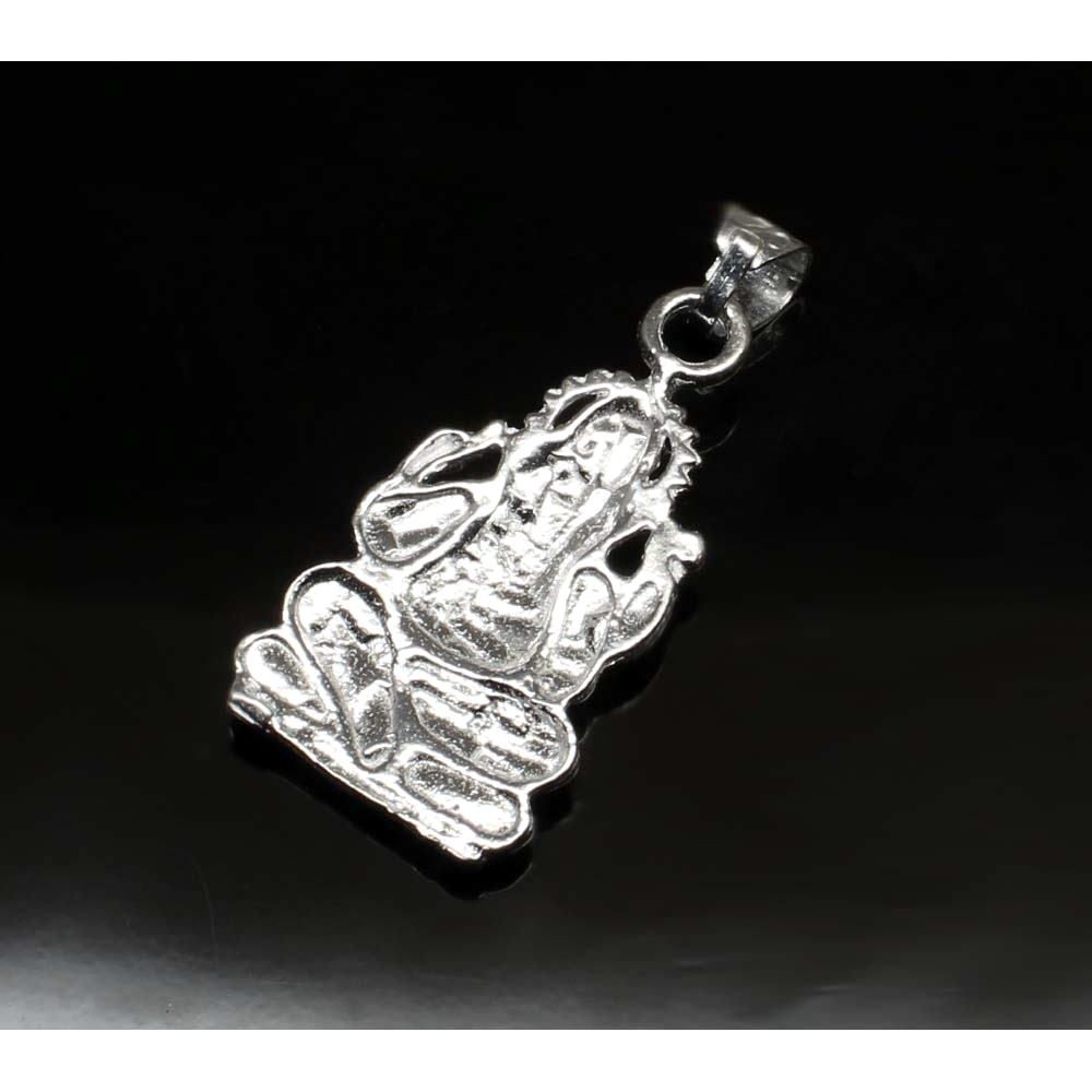 Real Silver Ganesha Pendant