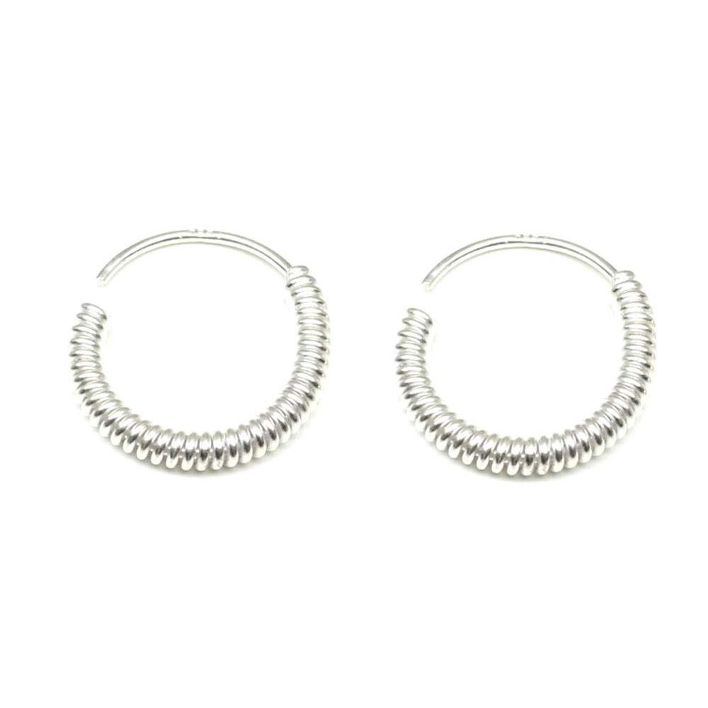 Real Silver Men and Women Earrings