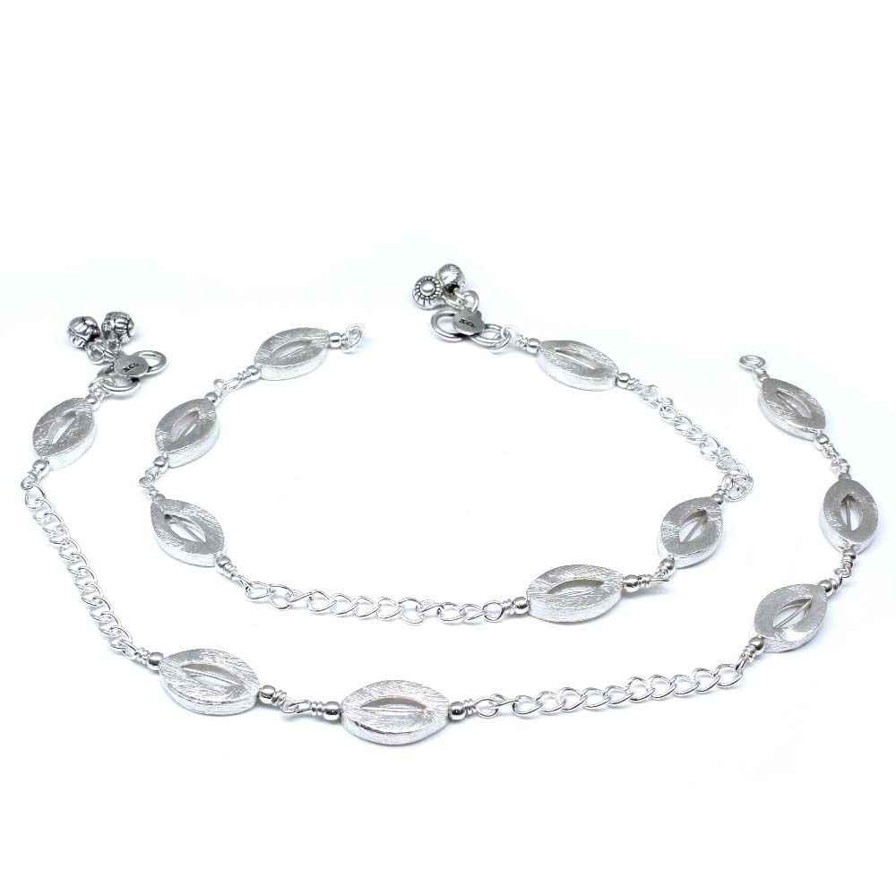 925 Women Beach wear Anklets 10.5"