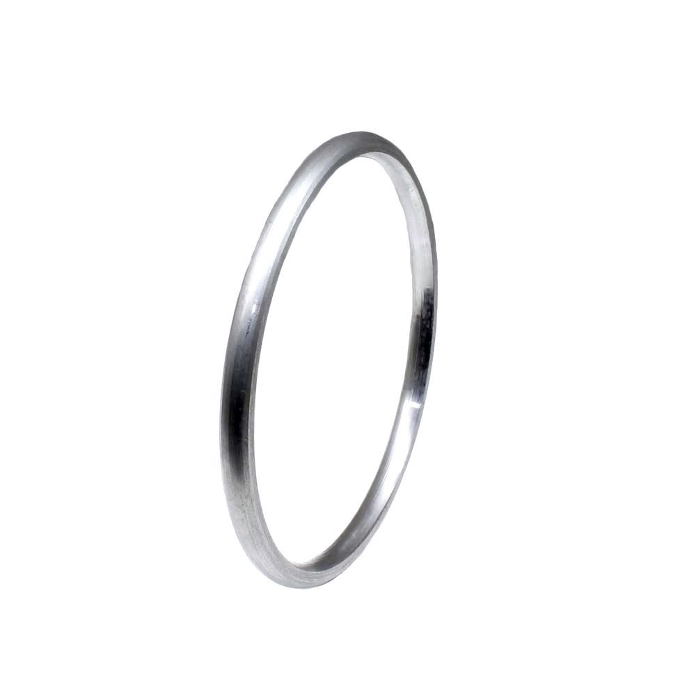 Jointless Pure iron unisex Bangle bracelet shani kada 4.5mm wide