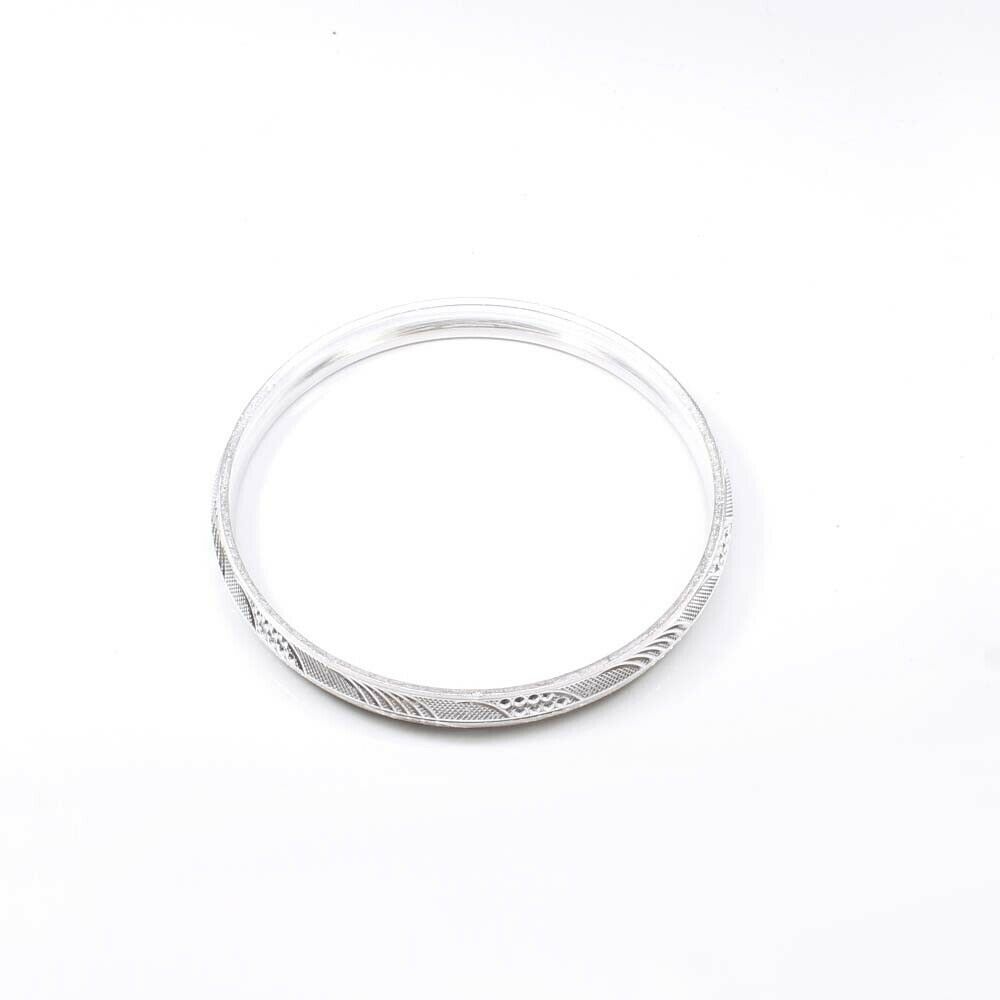 Real Sterling Silver Men's Designer Bangle
