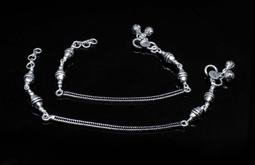 925 Silver Jewelry Kids Anklets 6.5"