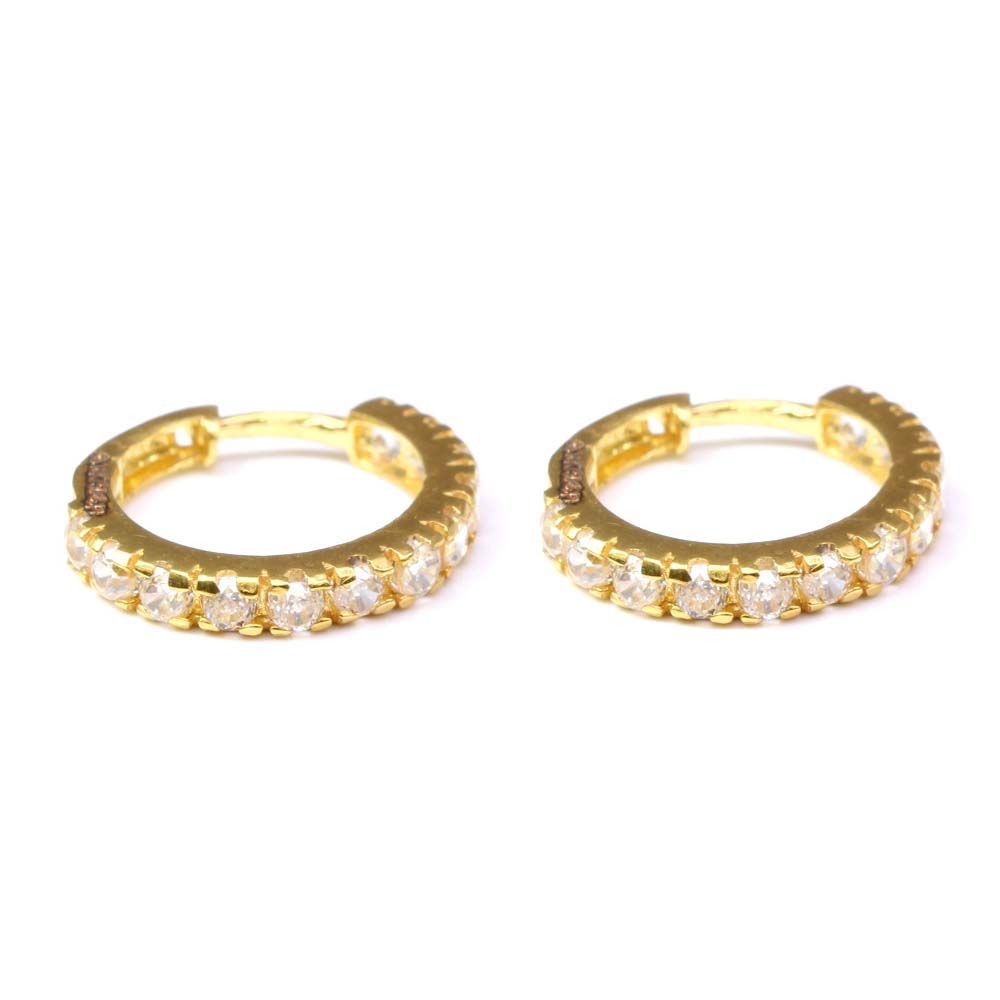 Real 18k Yellow Gold Earrings