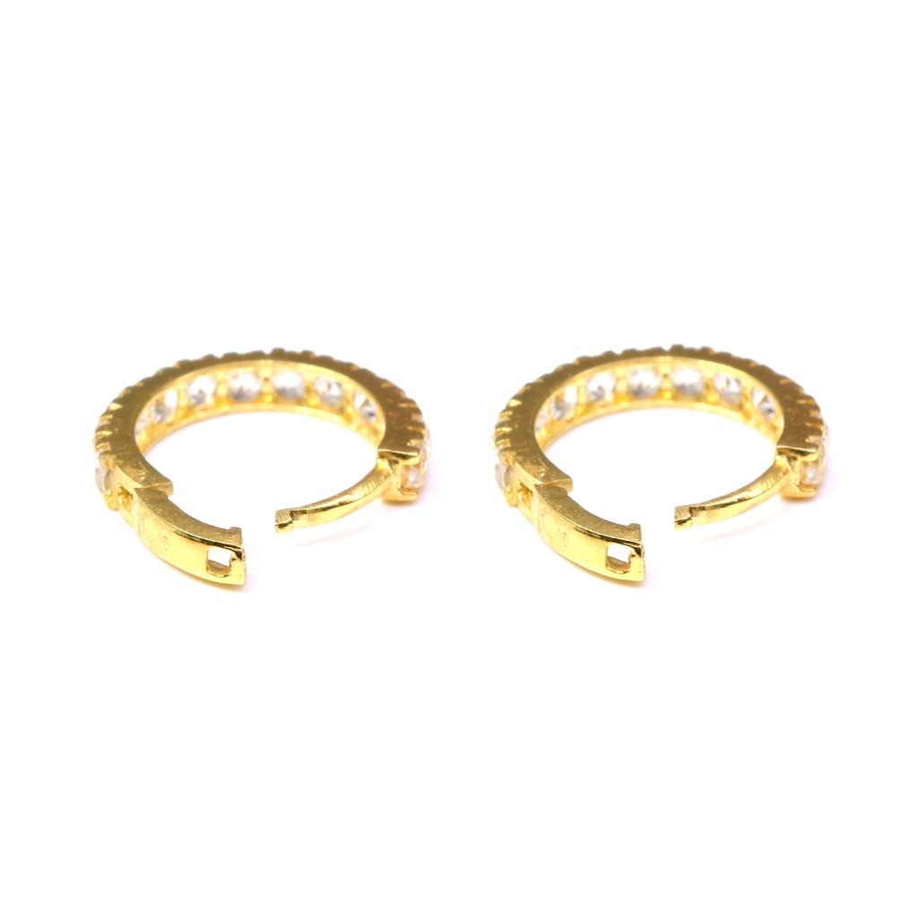 Real 18k Yellow Gold Earrings