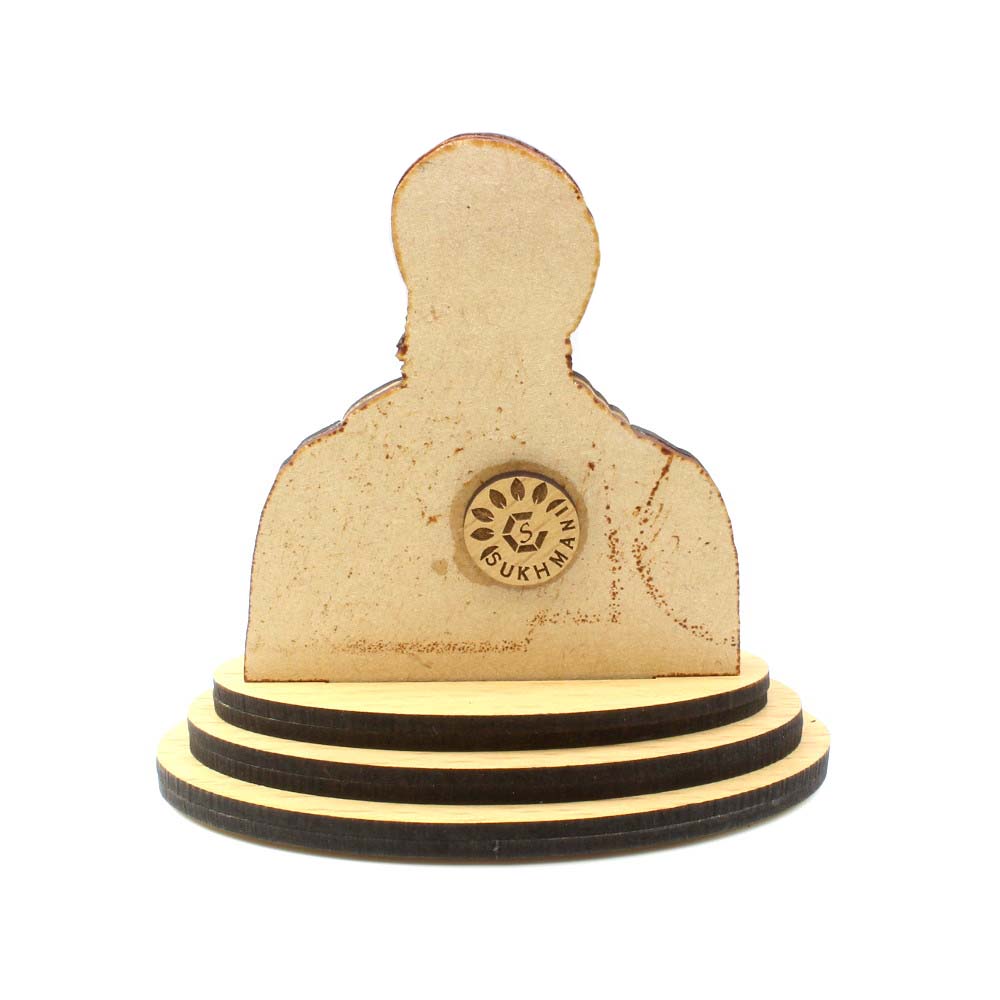Sikh Idol Wooden Car Decorative Showpiece