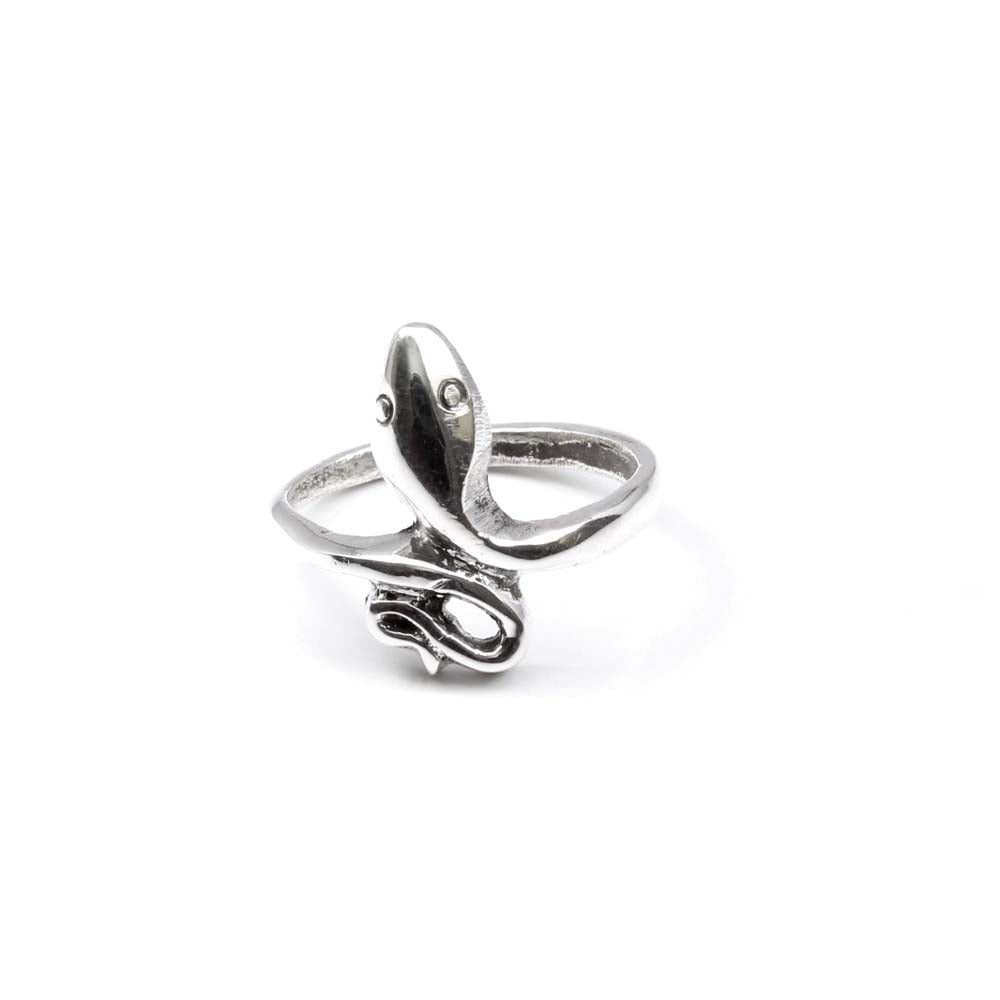 Snake 925 Sterling Silver Ring for Astrology and red book remedy