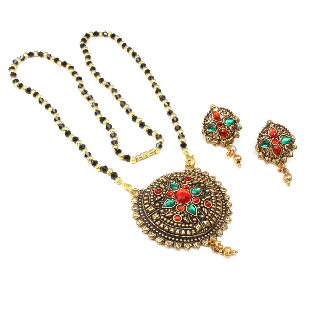 Gold Plated Necklace Set