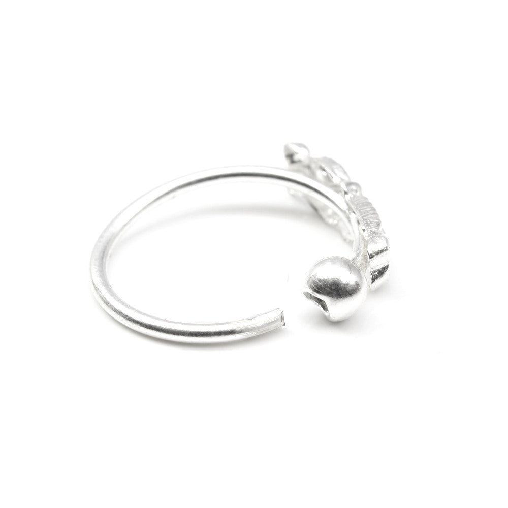 Real Silver Nath for women in Indian style