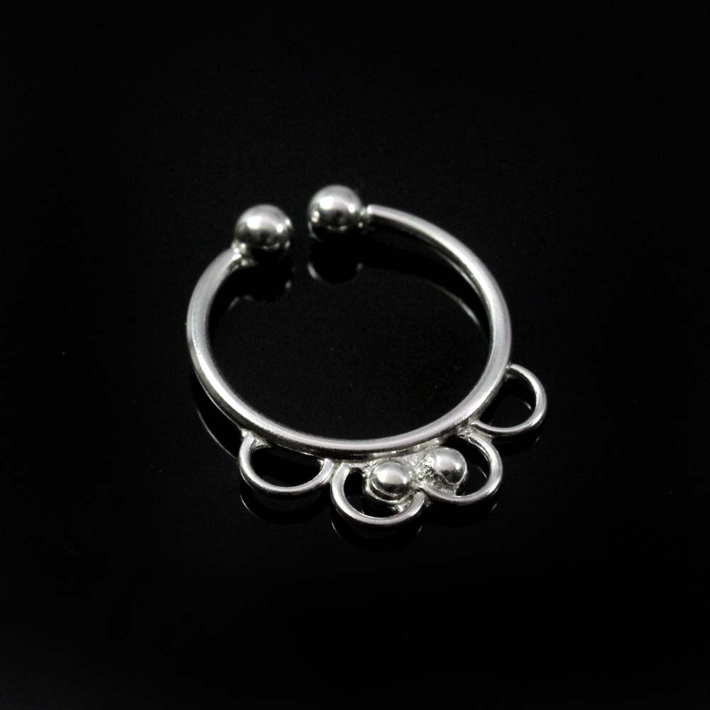 Premium Silver Nose Ring for women