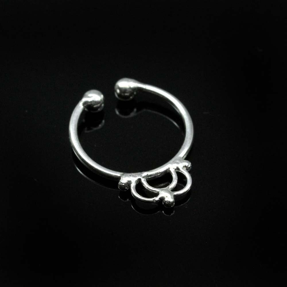 Real Silver Nose Ring for women