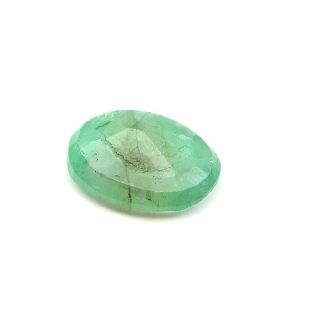2.35Ct Natural Green Emerald (Panna) Oval Cut Gemstone