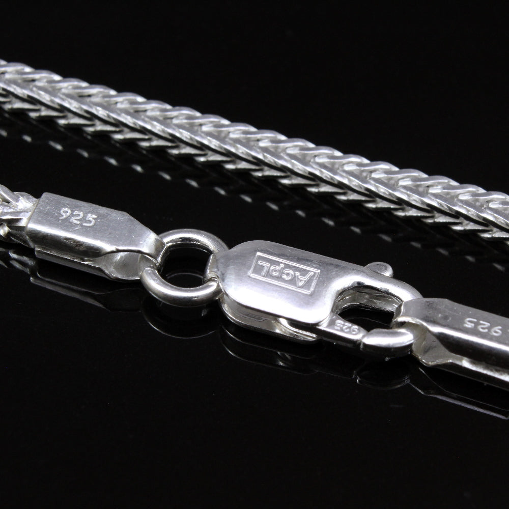 925 Real Solid Silver Style Chain 20" Neck Chain