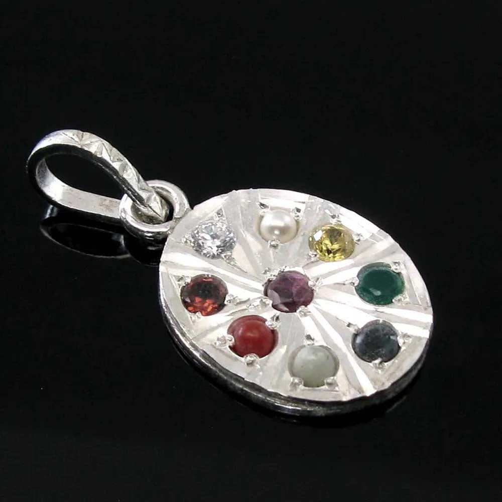 (9 Ratan) Real 925 Silver Pendant