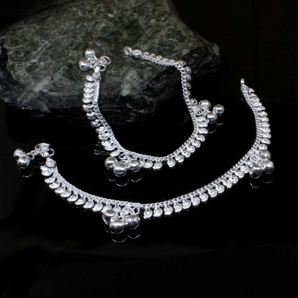 jingle-bells-real-solid-silver-anklets-ankle-chain-bracelet-kids-childrens-6.5quot-10970