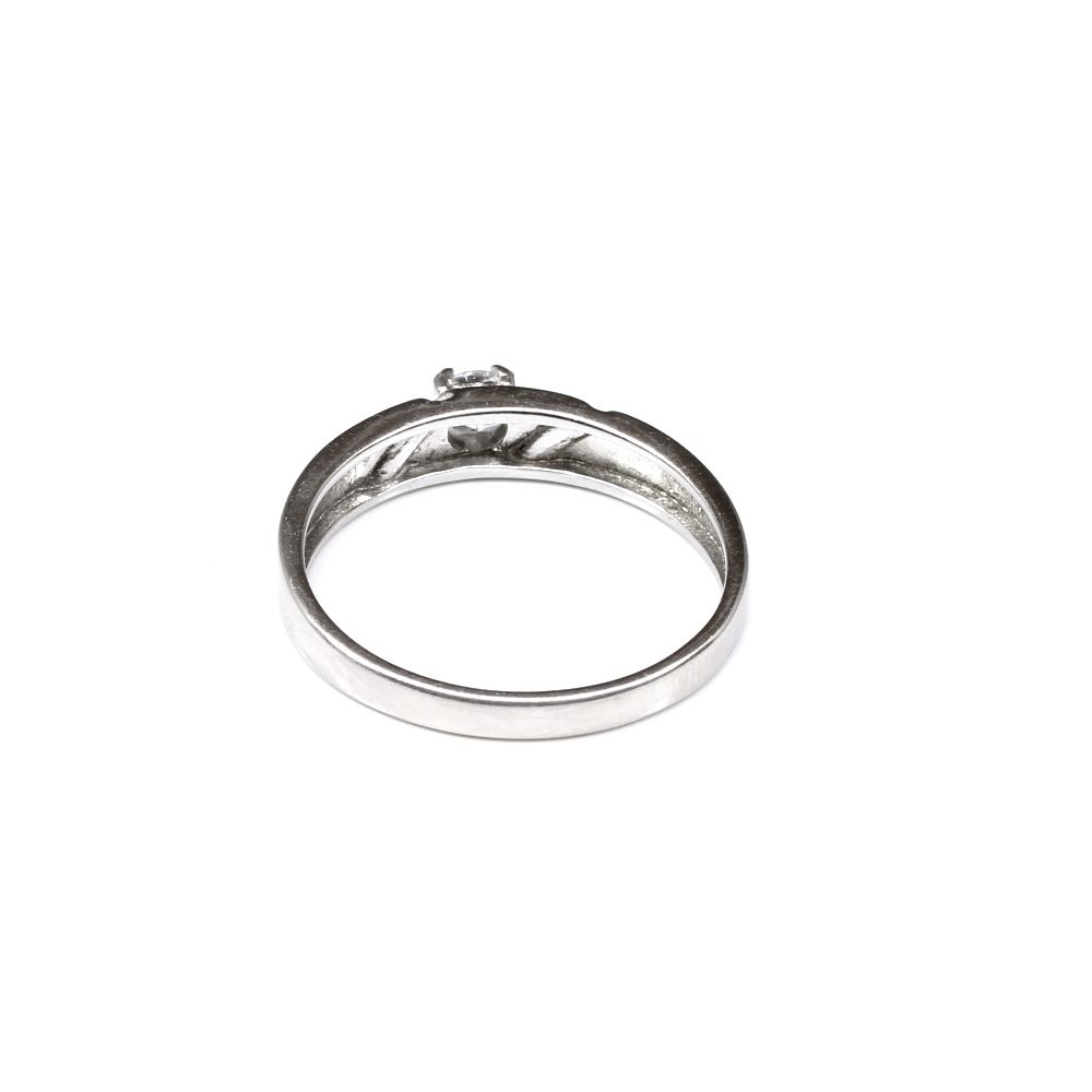 925 Sterling Silver CZ Men's finger ring