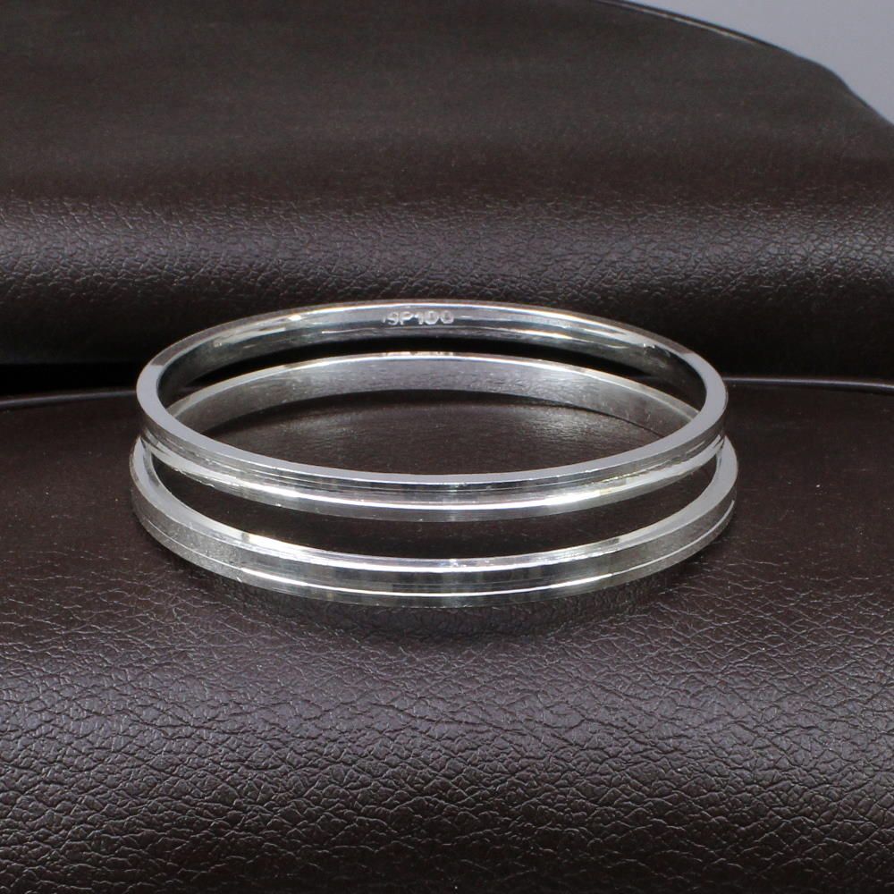 Sterling Silver Small Bangles Bracelet (Kangan)