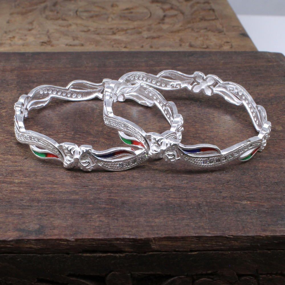 Baby silver deals bangles price