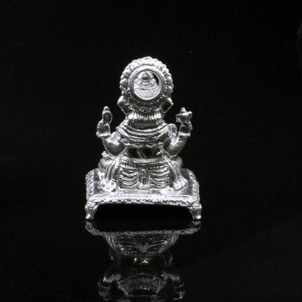 Pure Solid silver Lord Ganesha statue