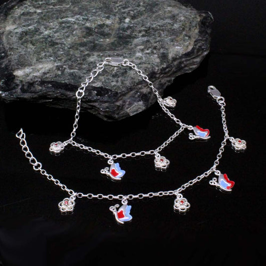Silver Anklets