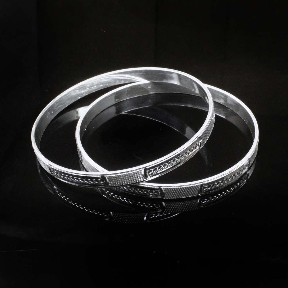 Sterling Silver Women Bangles Bracelet (Kangan)