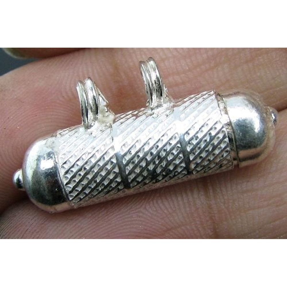Silver Locket Pendant (Open able) tabeez
