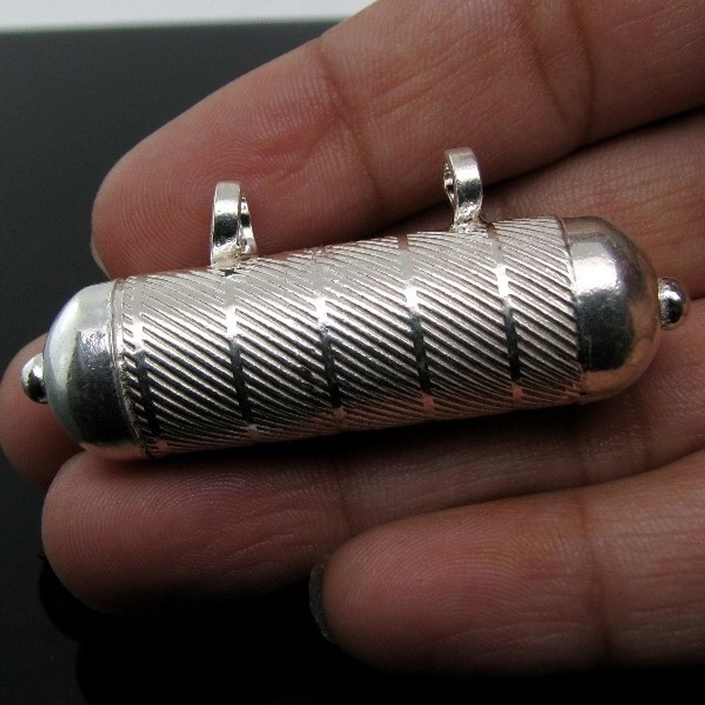 Real Silver Locket Pendant (Open able)