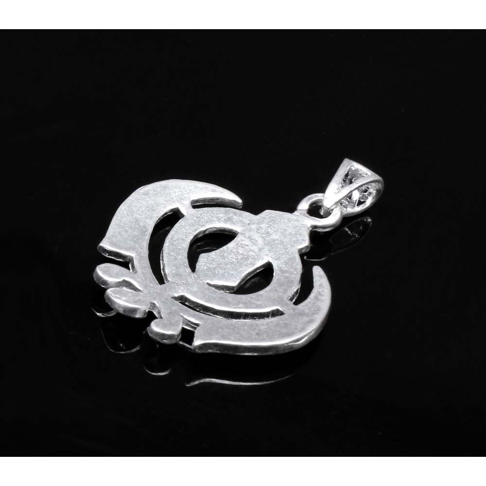 Sterling Silver Sikh Pendant