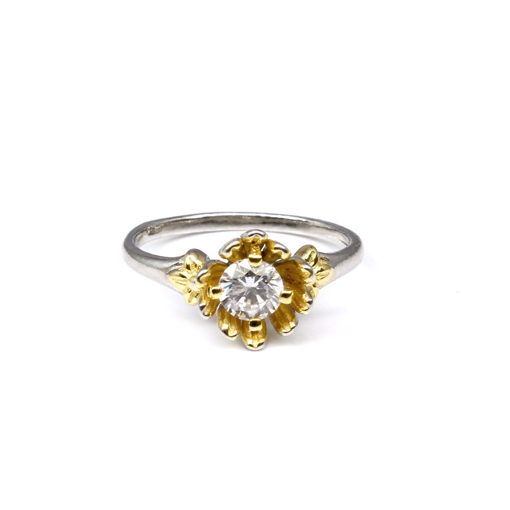 925 Sterling Silver women finger ring size 7