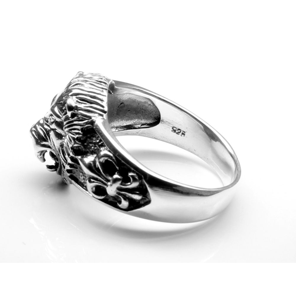 Oxidized 925 Sterling Silver Unisex Ring