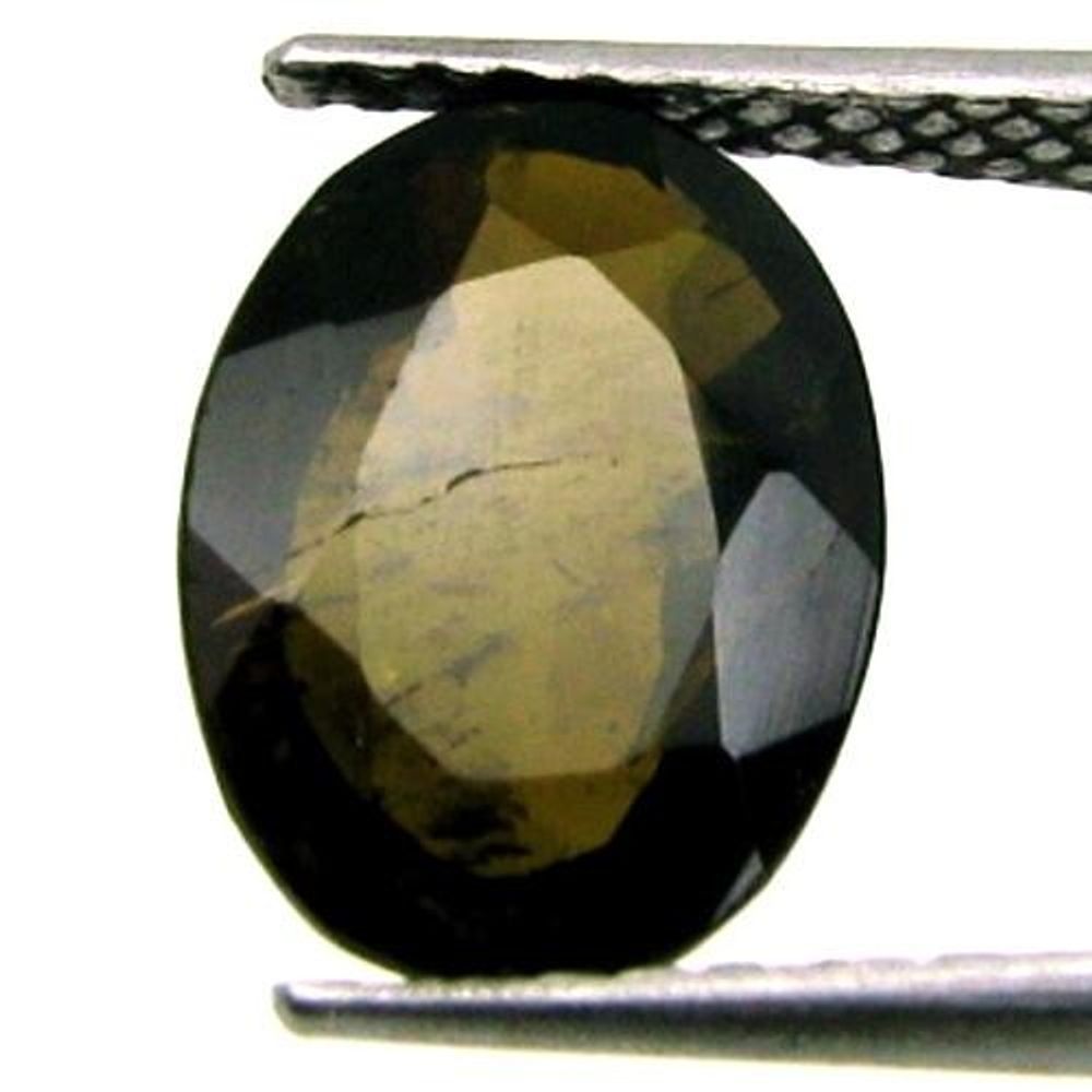 Lustrous 3.2Ct Natural Brown Tourmaline Gemstone