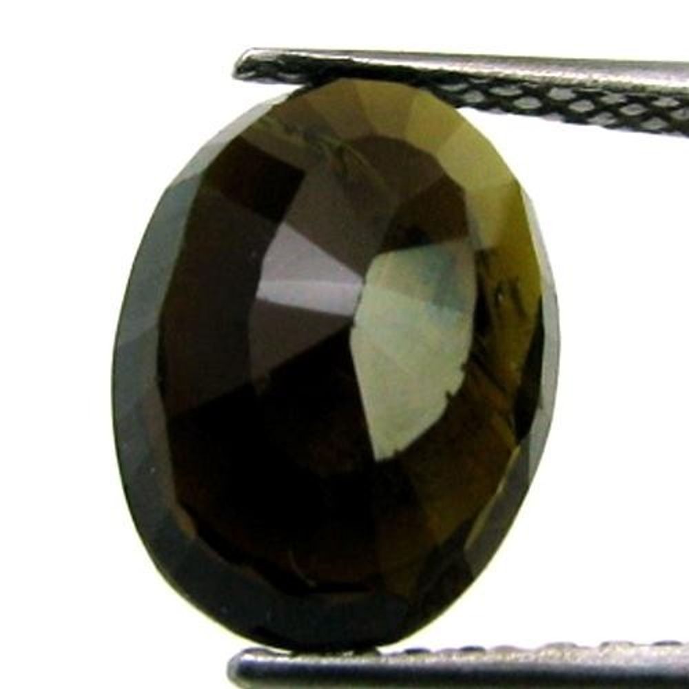 Lustrous 3.2Ct Natural Brown Tourmaline Gemstone
