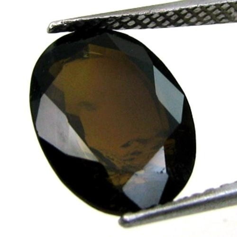 Lustrous 4.6Ct Natural Brown Tourmaline Gemstone