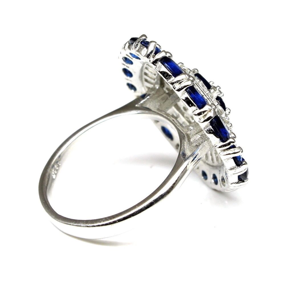 Big Silver wedding wear CZ Ring