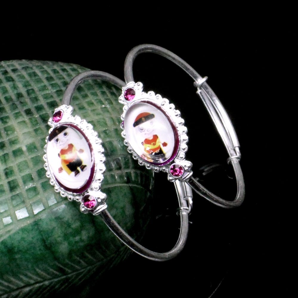 Real Silver Kids Bangles Bracelet