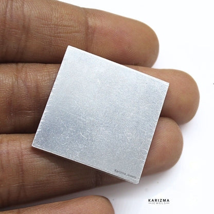 10 Grams chandi ka chokor tukra silver square piece for Astrology