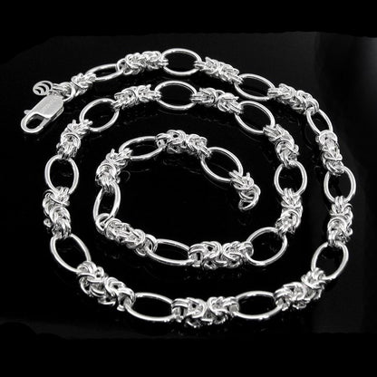 Real 925 Sterling Silver Men's Chain 20"