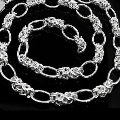 Real 925 Sterling Silver Men's Chain 20"