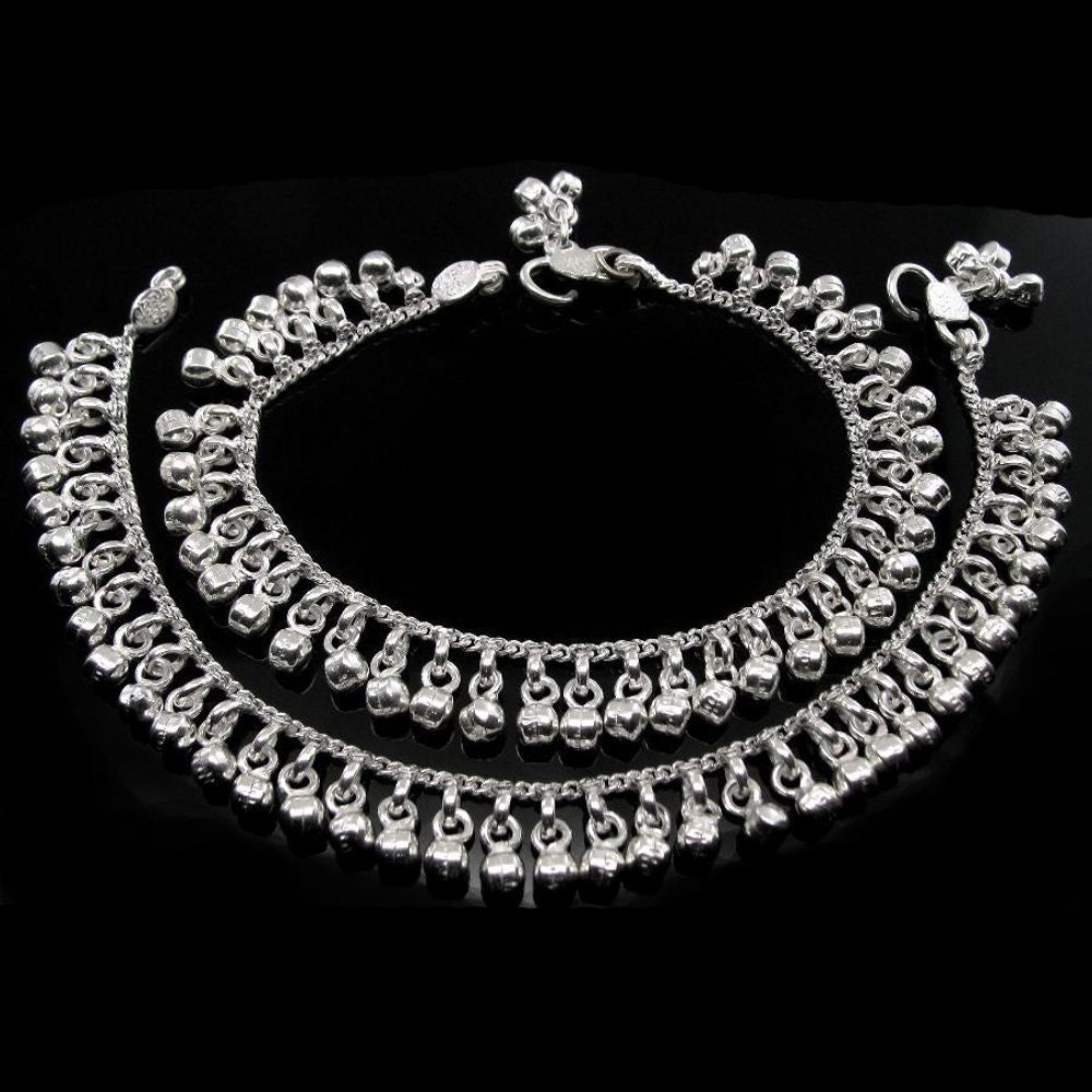 Real Silver Kids Anklets Ankle chain 8"