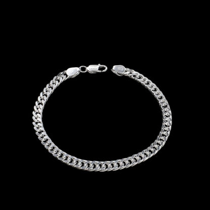 925 Sterling Silver trendy Curb Cuban Link Men's Chain Bracelet 8.5"