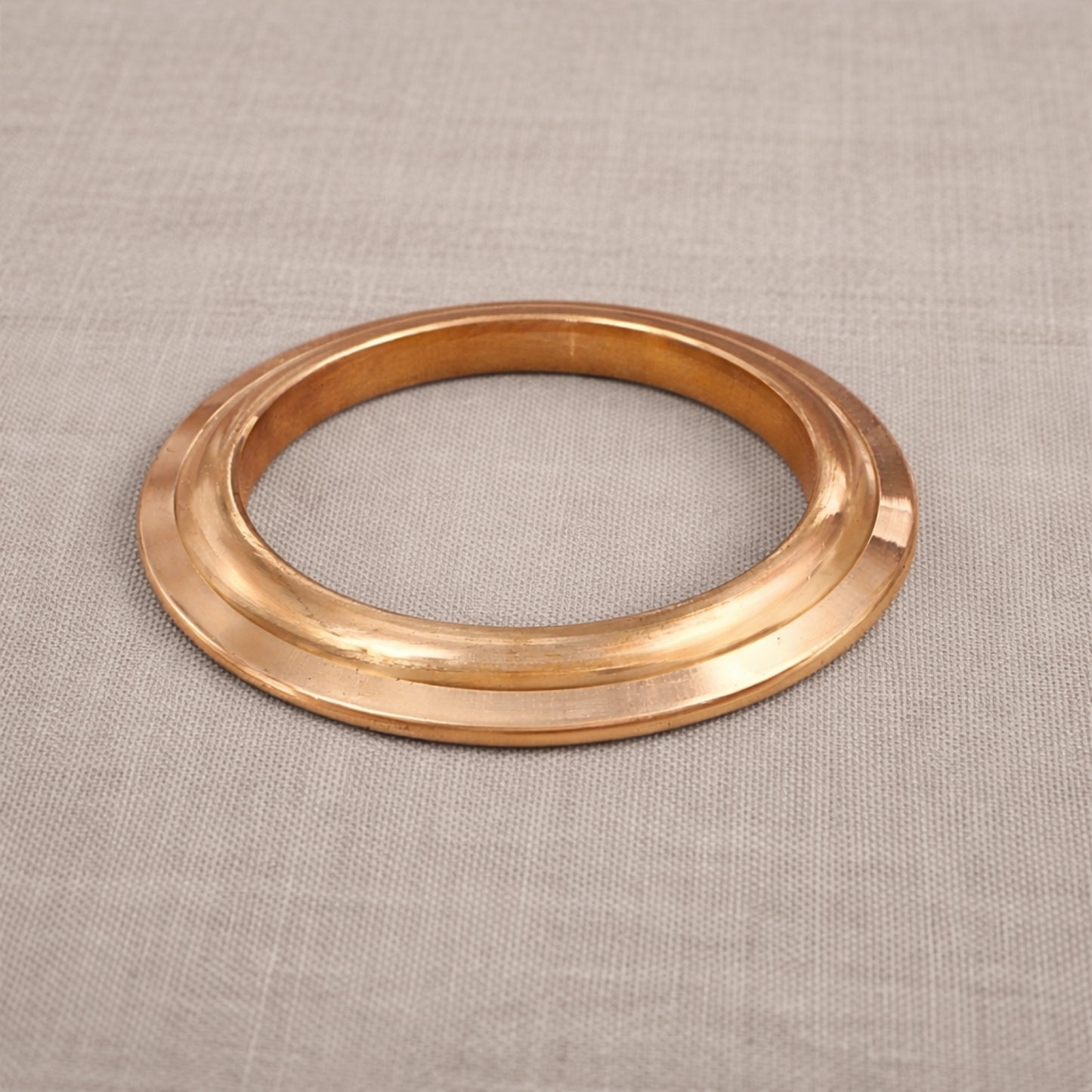 Heavy Chakri Type Plain Copper Kada for Men